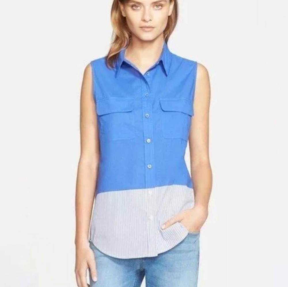 Equipment Femme Slim Signature Button Down Top